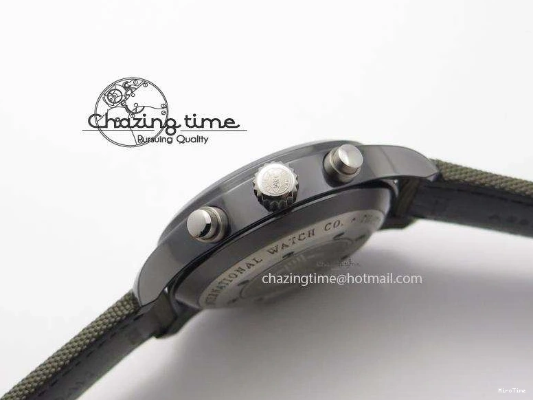 MIROTIME 0506 SunProtective Pilot Top Gun Miramar IWC388002 V6 1:1 Best Edition Ceramic Case On Nylon Strap A 7325